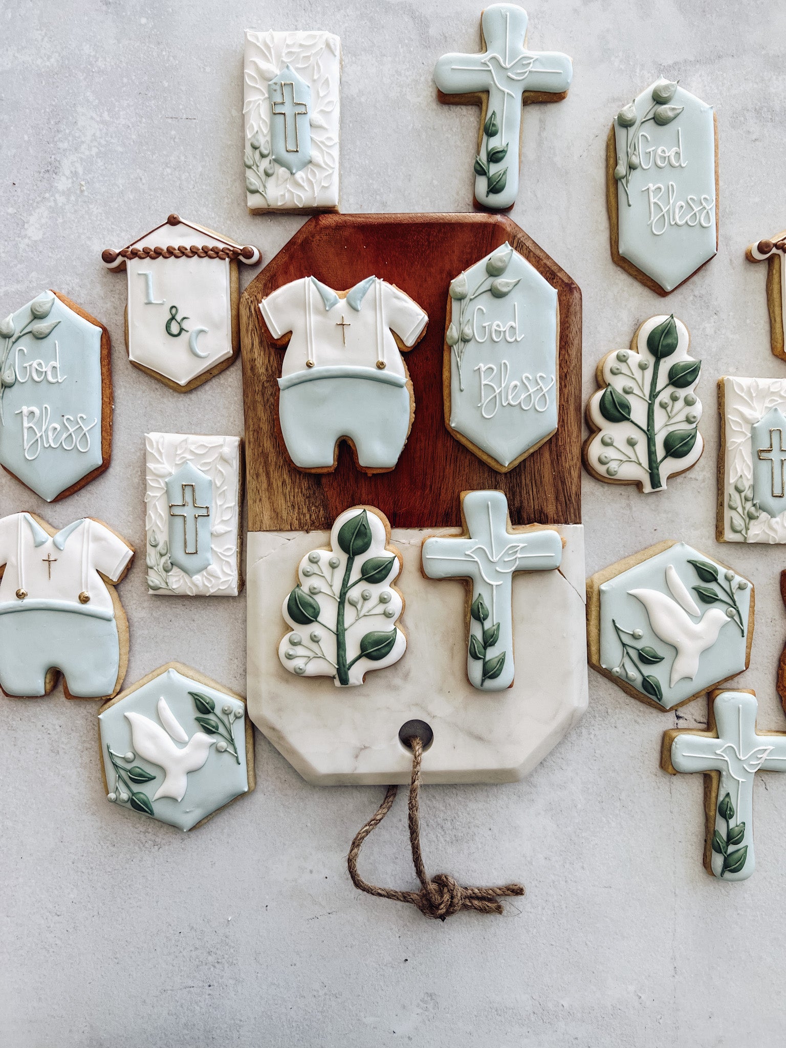 Baby Baptism Cookies