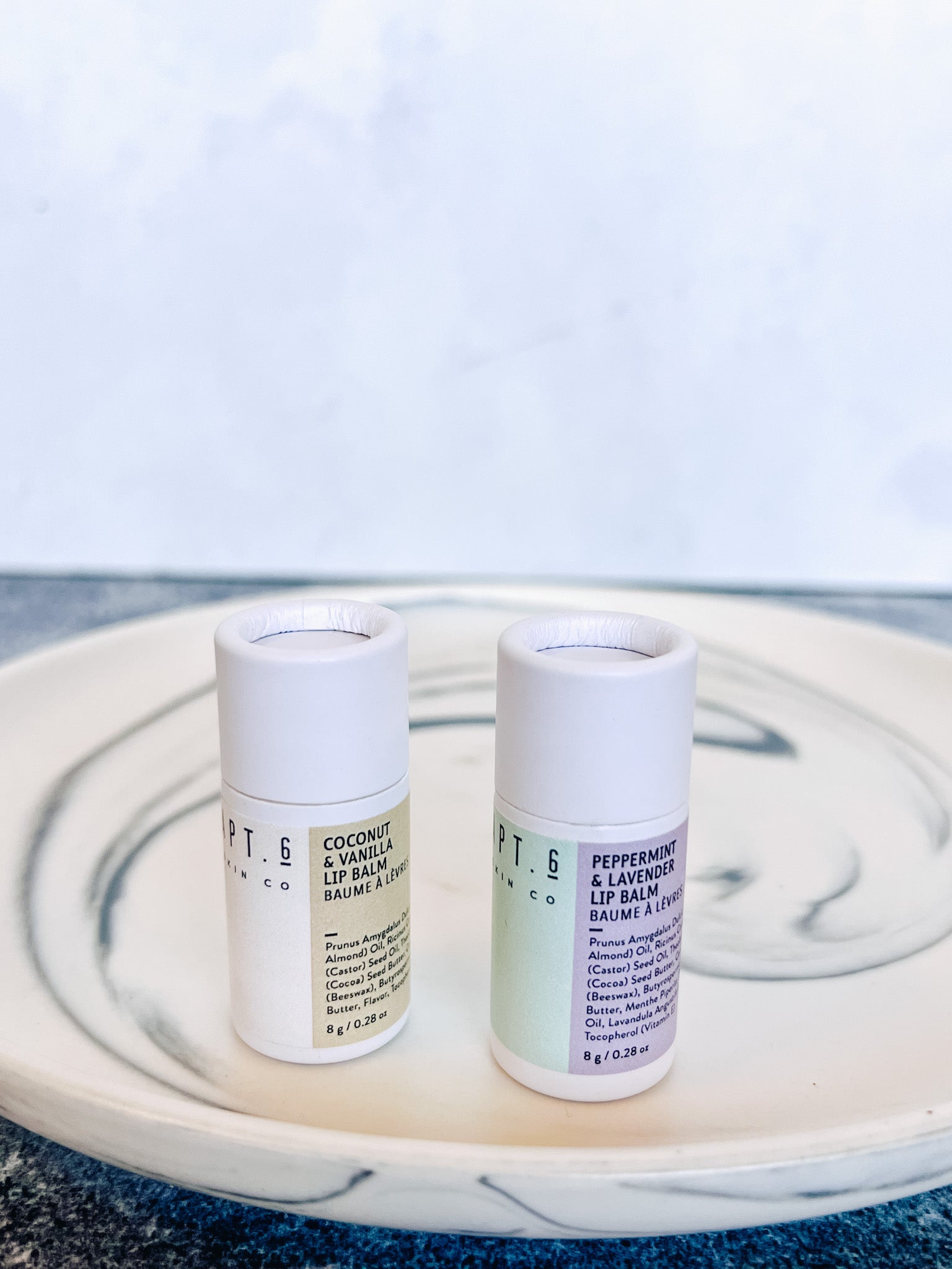 Apt. 6 Compostable Lip Balms