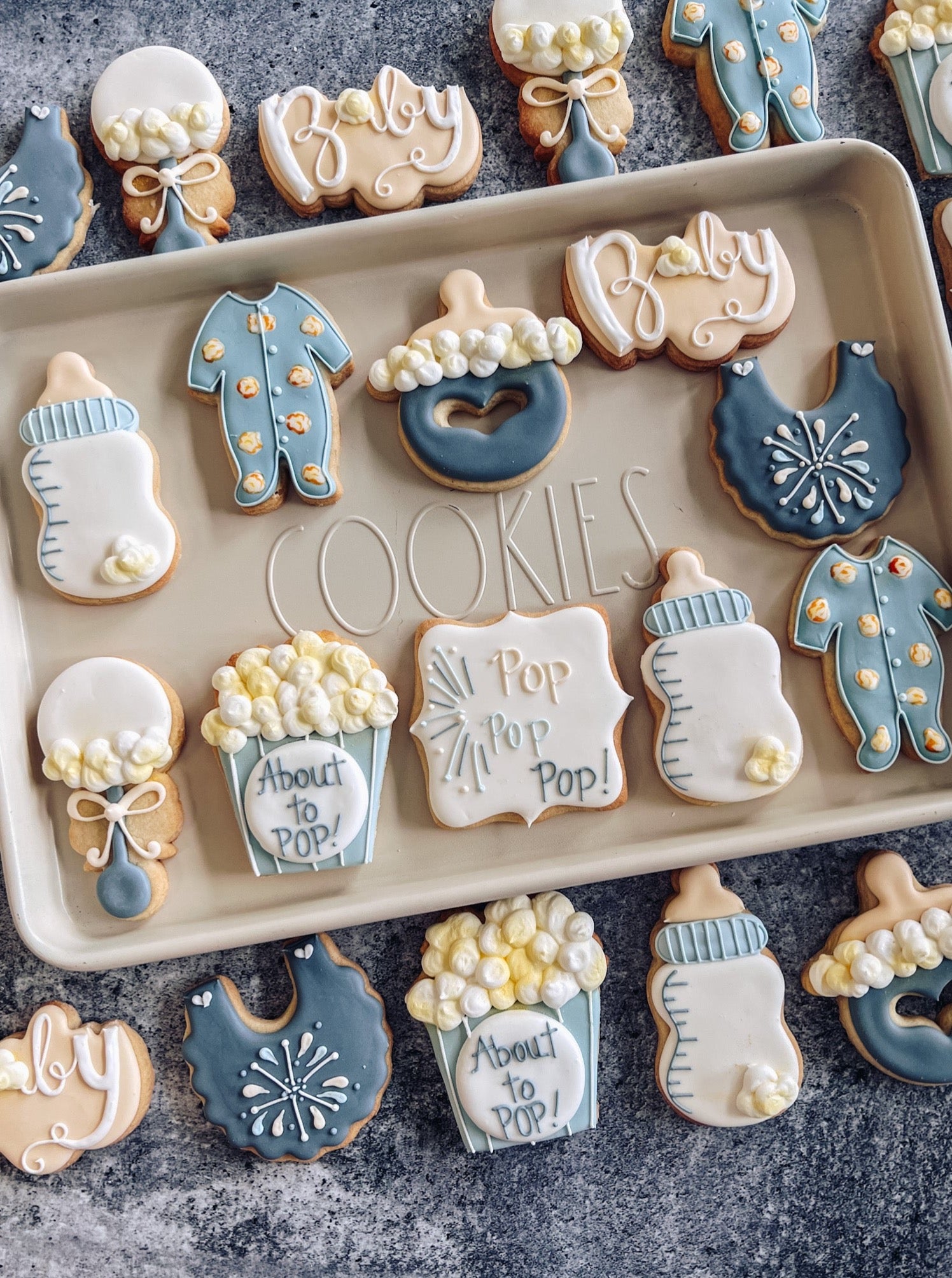 About to Pop! | Baby Shower Cookies