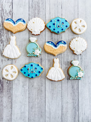 Beachy Love | Wedding Cookies