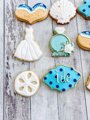 Beachy Love | Wedding Cookies