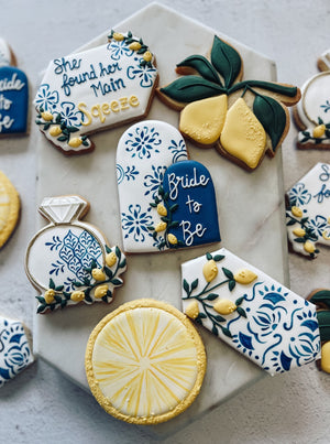 Lemon Love Engagement/Bridal Shower Cookies