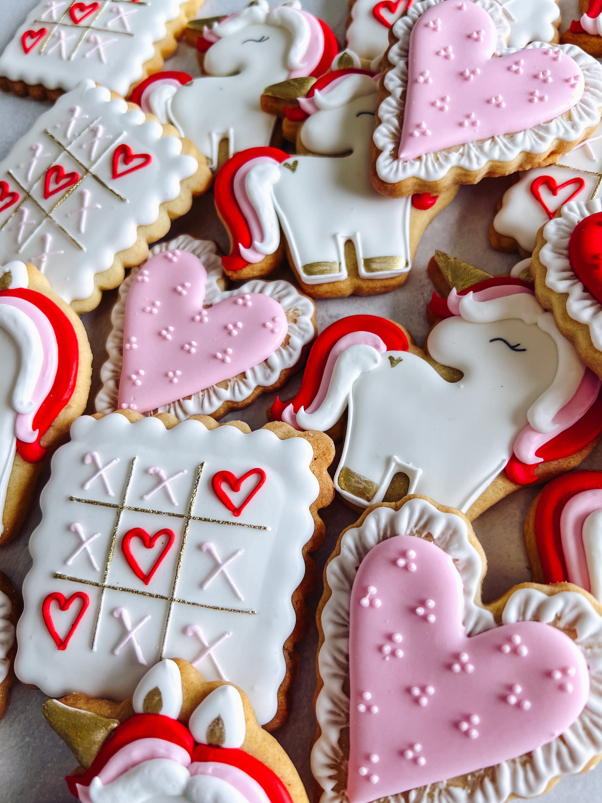 Valentine’s Unicorn Mix Cookies