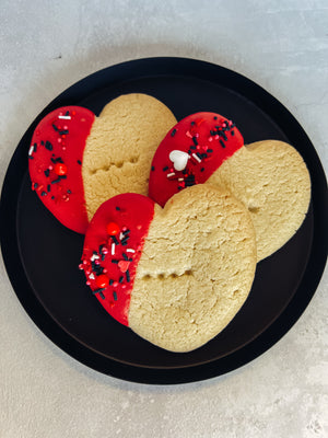 Heart Chocolate Dip Shortbread