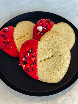 Heart Chocolate Dip Shortbread