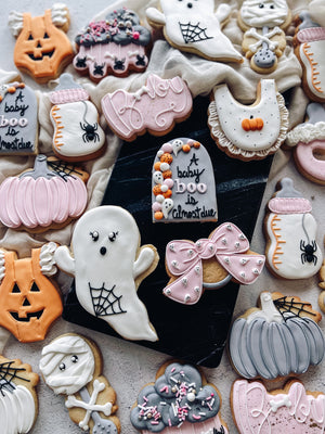 Little Boo Baby Shower Cookies