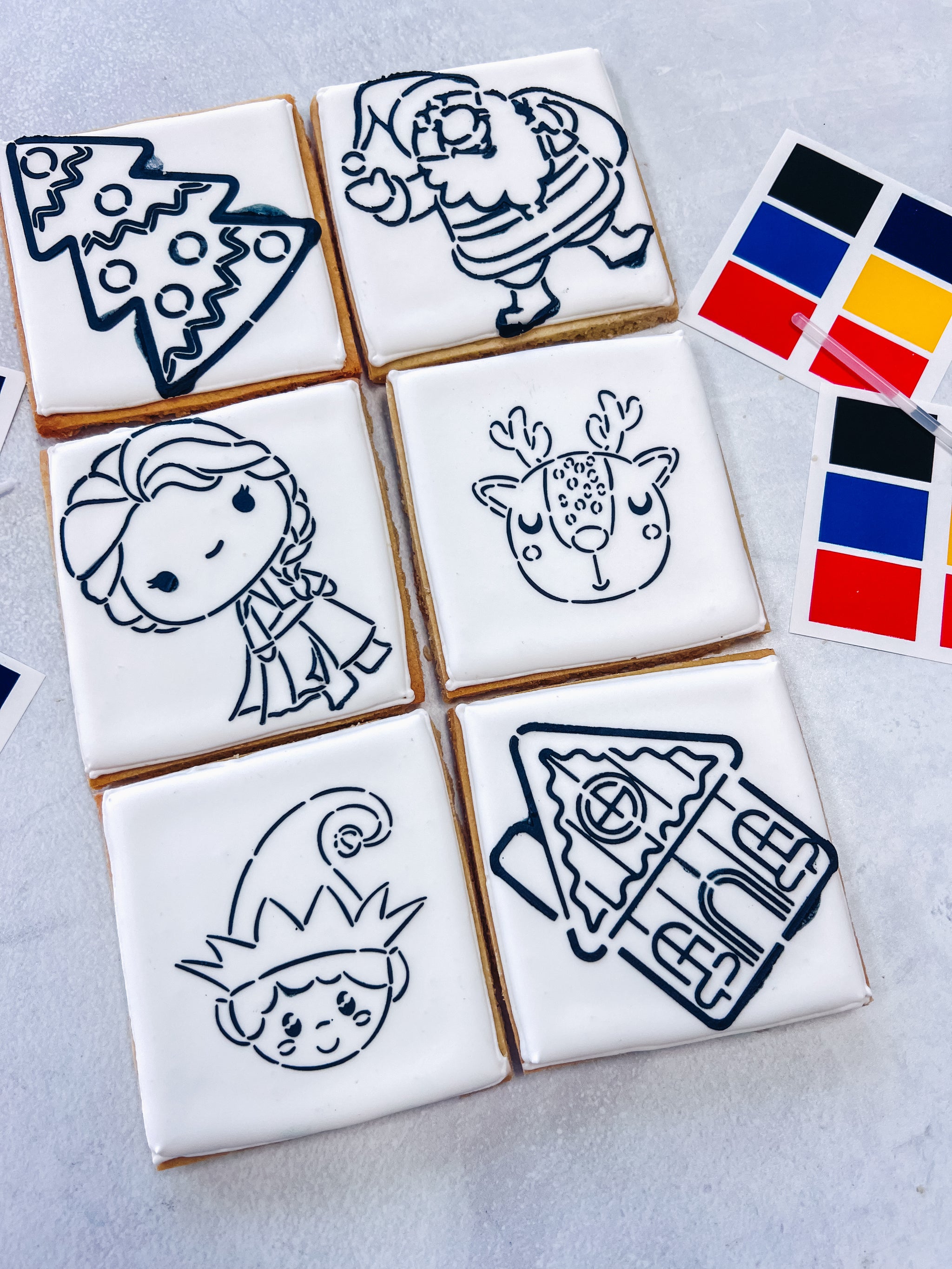 Paint Your Own Christmas Cookie