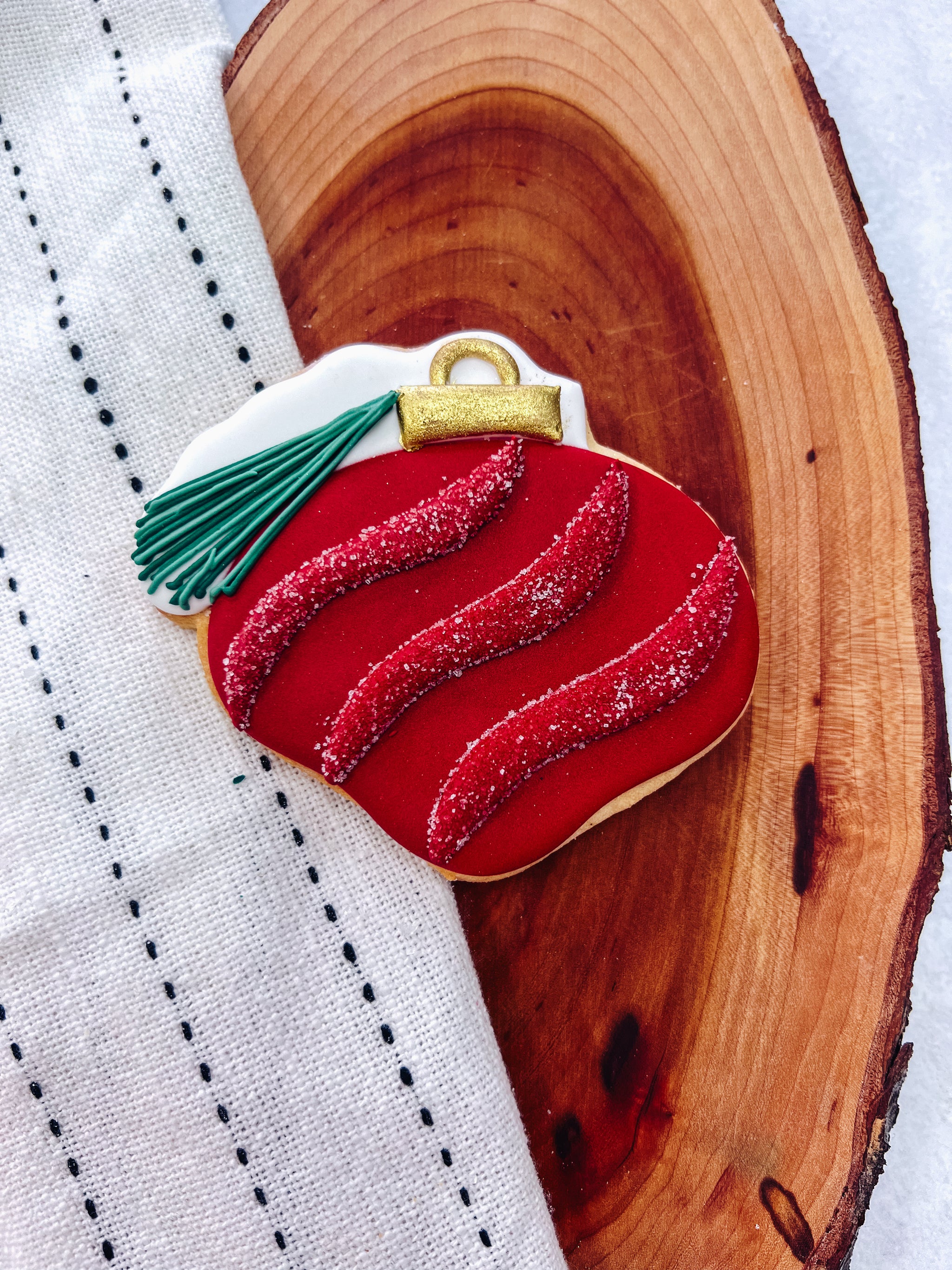 Red Ornament Cookie