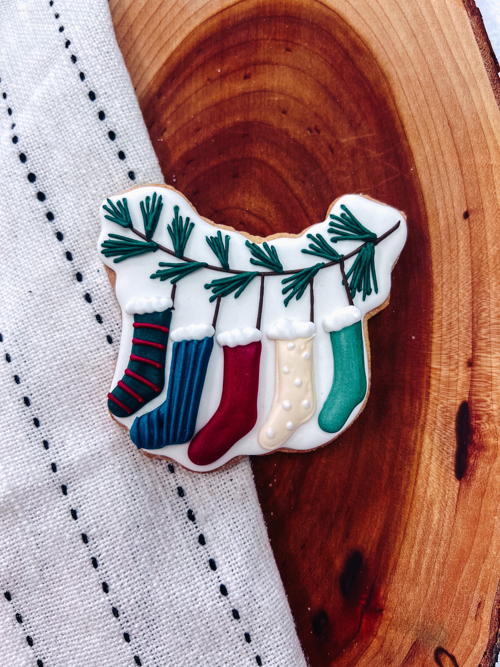 Stocking Branch Cookie