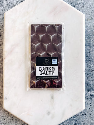 Dark and Salty Chocolate Bar