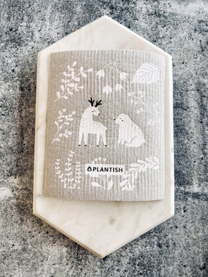 Plantish Swedish Sponge Cloth | Deer Bear
