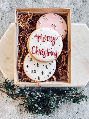 Merry Christmas Trio Cookies