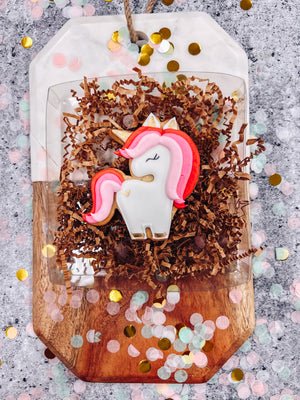 Valentine's Unicorn Cookie