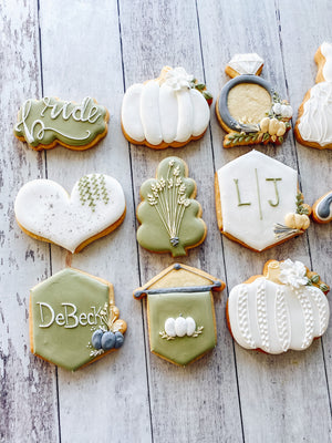Fall Wedding Cookies