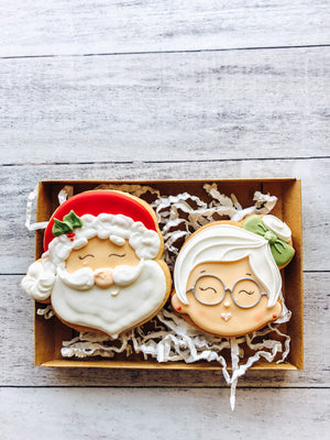 Mr & Mrs Claus Cookies