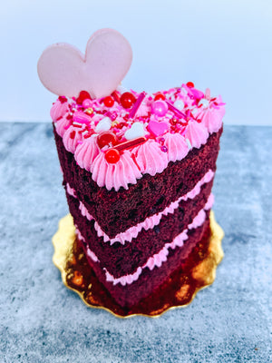 Valentine's Heart Cake (Red Velvet)