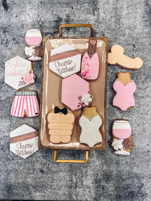 Pink Bachelorette Party Mix | Bachelorette Cookies