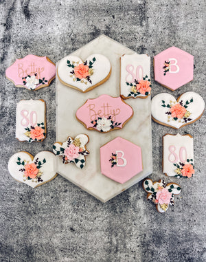 Floral Birthday Cookies