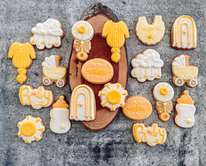 Sunshine On The Way | Baby Shower Cookies