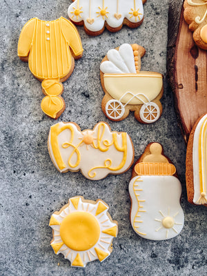 Sunshine On The Way | Baby Shower Cookies