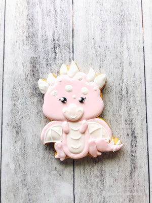 Pink Dragon Cookie