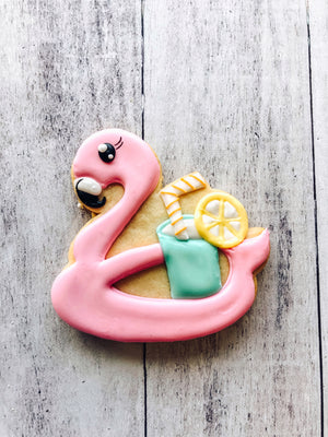 Flamingo Floaty Cookie