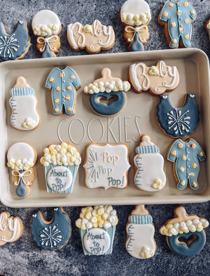 About to Pop! | Baby Shower Cookies