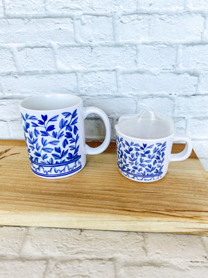 Matching Sippy and Mug Set Blue