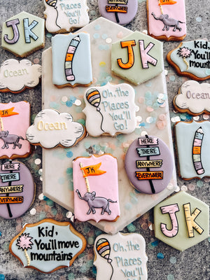 Oh The Places You'll Go! | Birthday Cookies