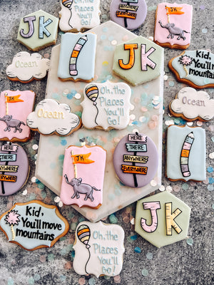 Oh The Places You'll Go! | Birthday Cookies