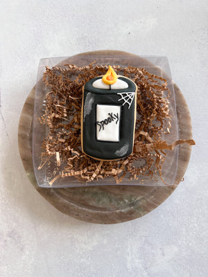 Spooky/ All Hallows Eve Candle Cookie
