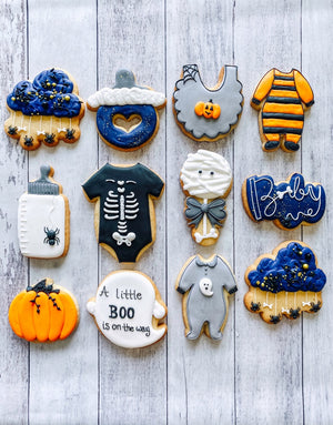 Little Boo on the Way | Baby Shower Cookies