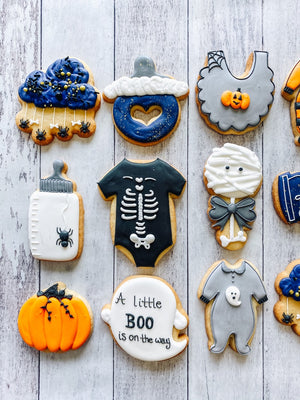 Little Boo on the Way | Baby Shower Cookies