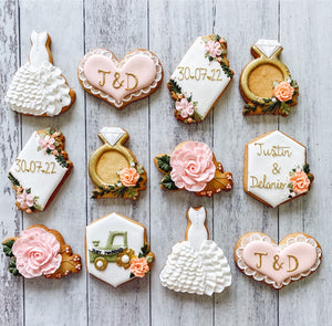Just Married - Tractor | Wedding Cookies